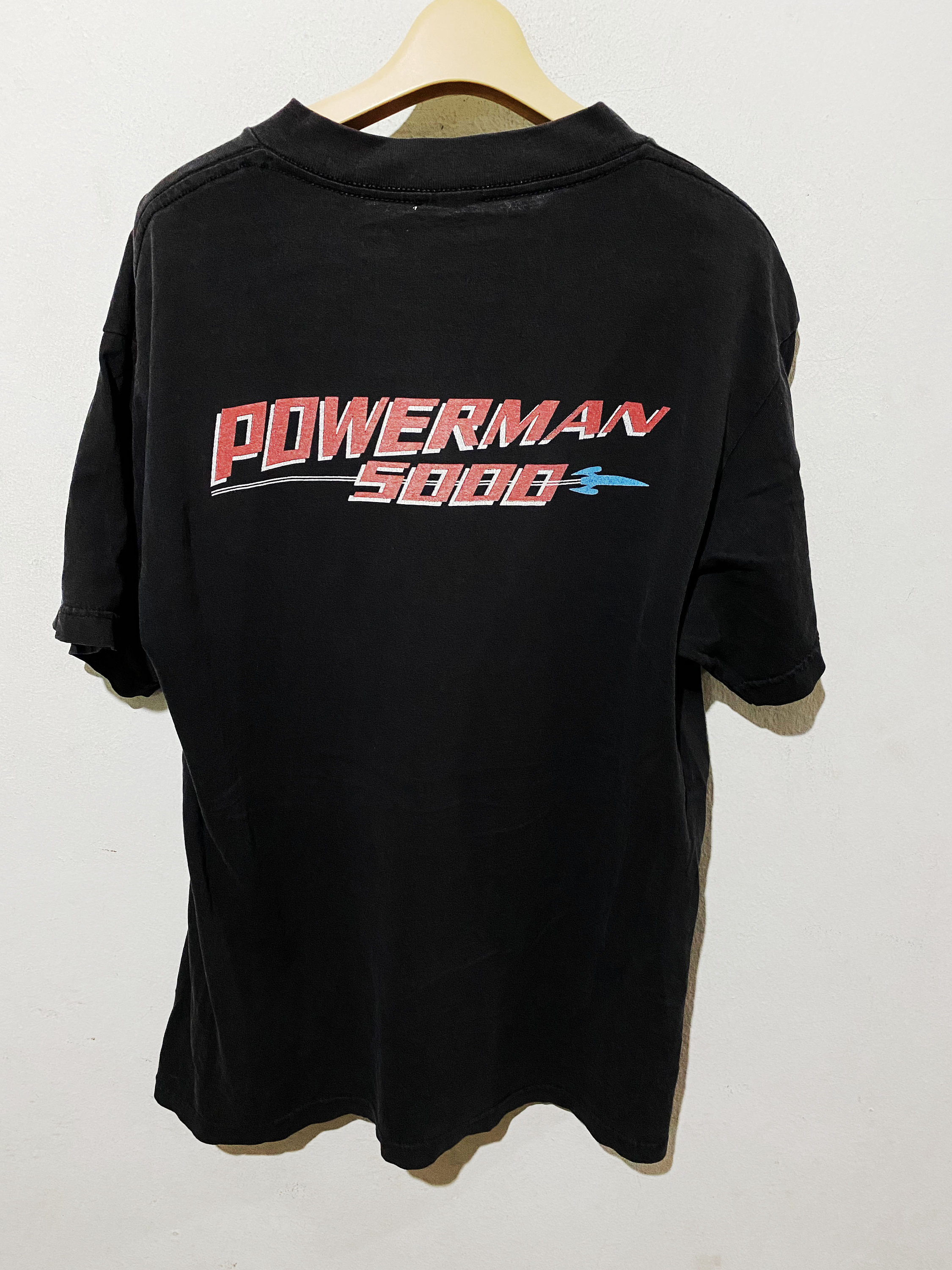 Vintage Powerman 5000 Shirt Size L Rockets & Robots Tour