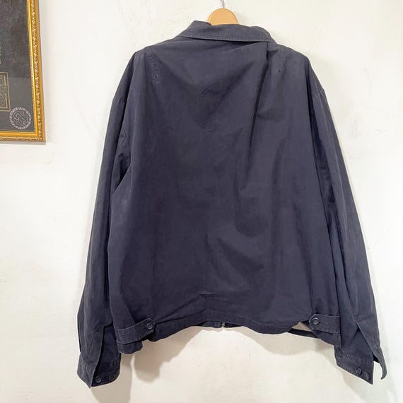 Vintage 1990s Banana Republic Zip Jacket Minimal Workwear Cotton