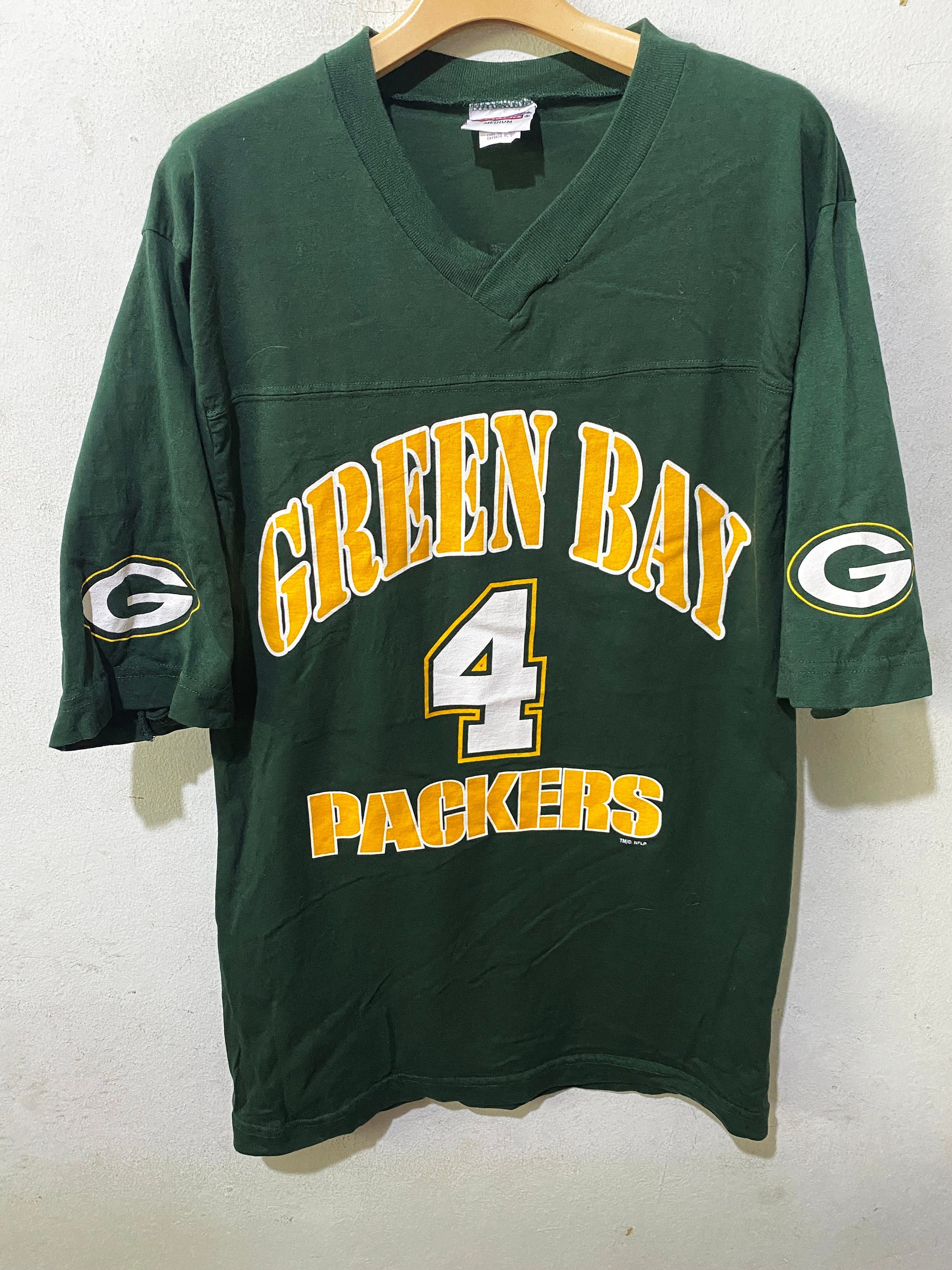 Green Bay Packers: Brett Favre 1996/97 Blackout Jersey (M/L
