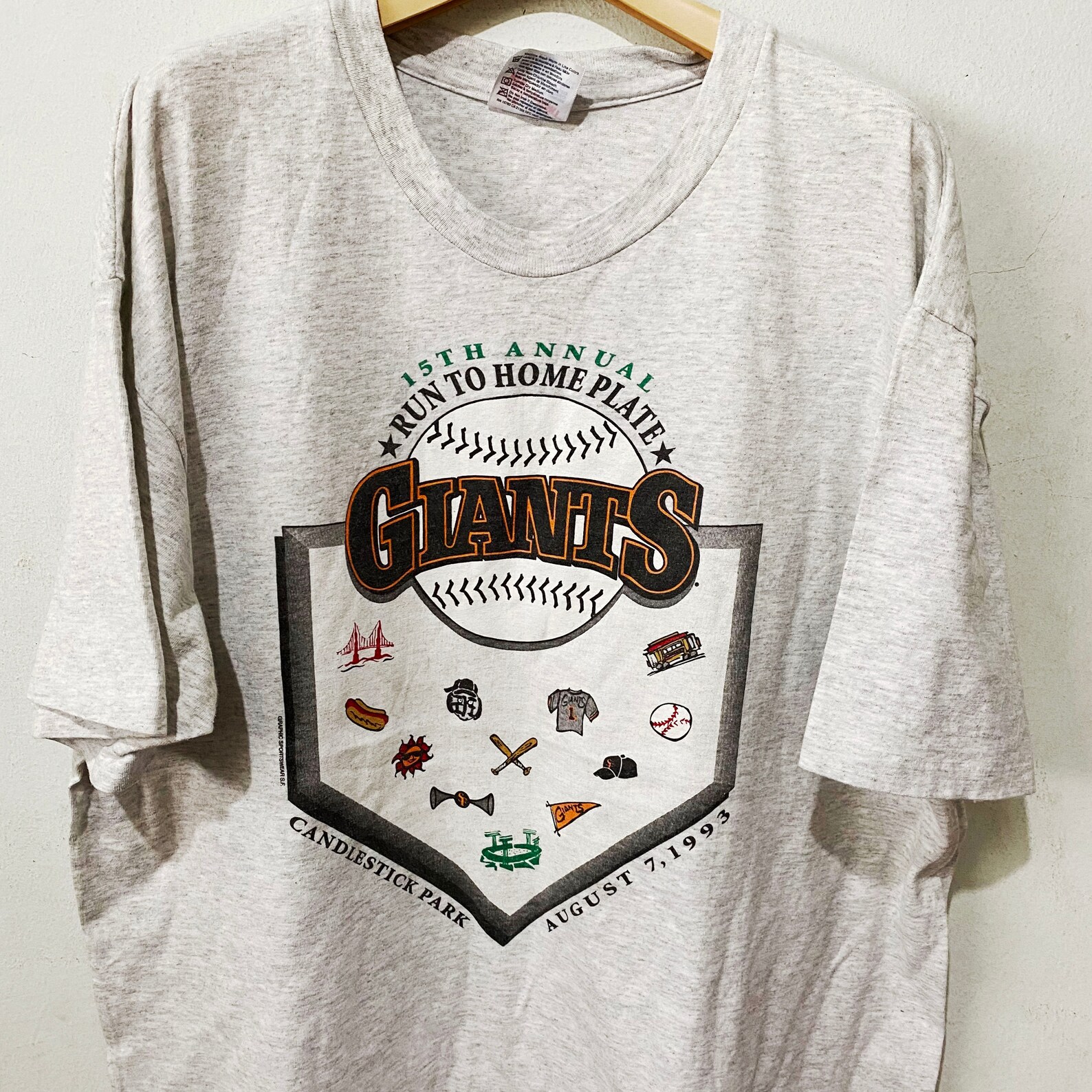 Vintage 1993 San Francisco Giants Shirt Size XL Free Shipping Etsy
