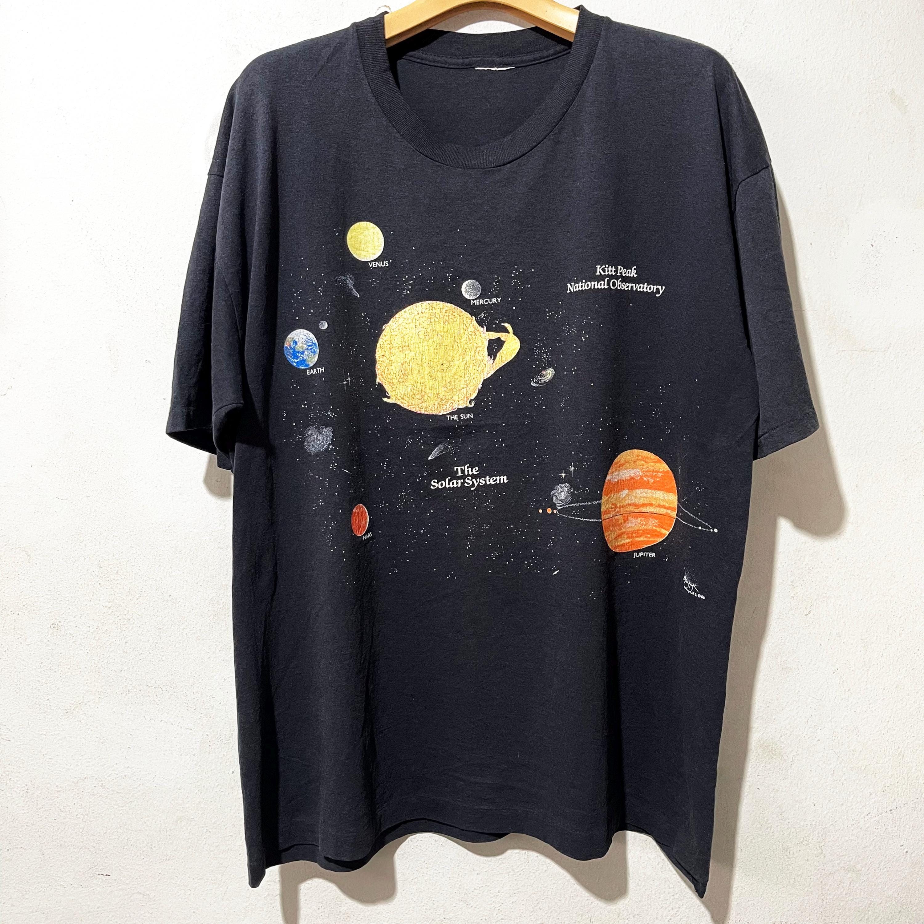 ⭐︎90〜00s Vintage Solar System Anvil Tee VTG Vintage 90s Human-i-Tees Solar System Astronomy Anvil