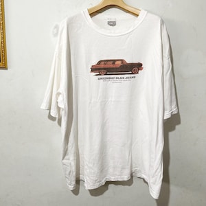 Vintage 90s Classic Car T-Shirt Retro Auto Graphic Tee Size XL