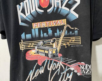 Vintage 80s Kool Jazz Festival T-shirt Size XL - Etsy