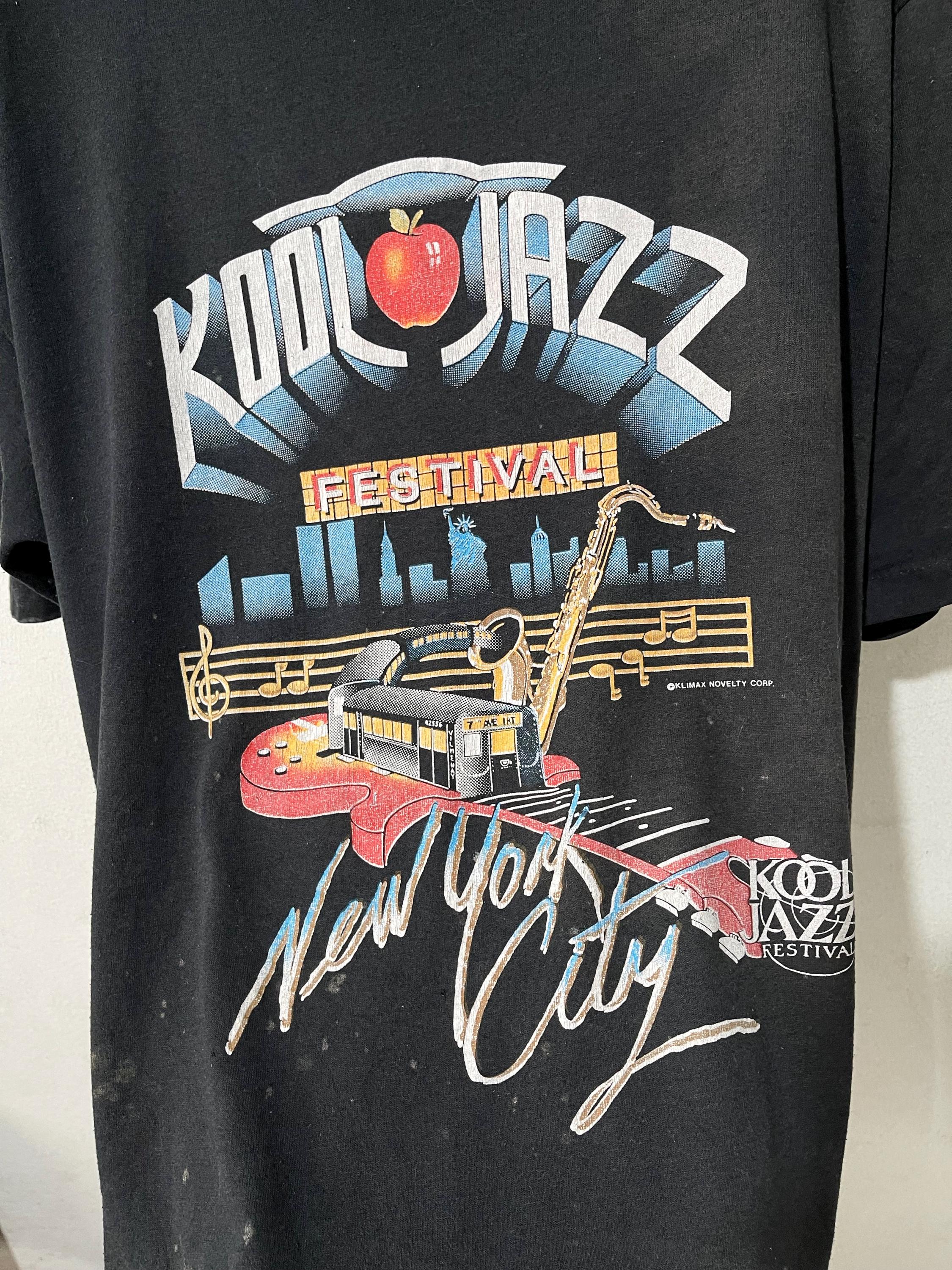 Vintage 80s Kool Jazz Festival T-shirt Size XL - Etsy