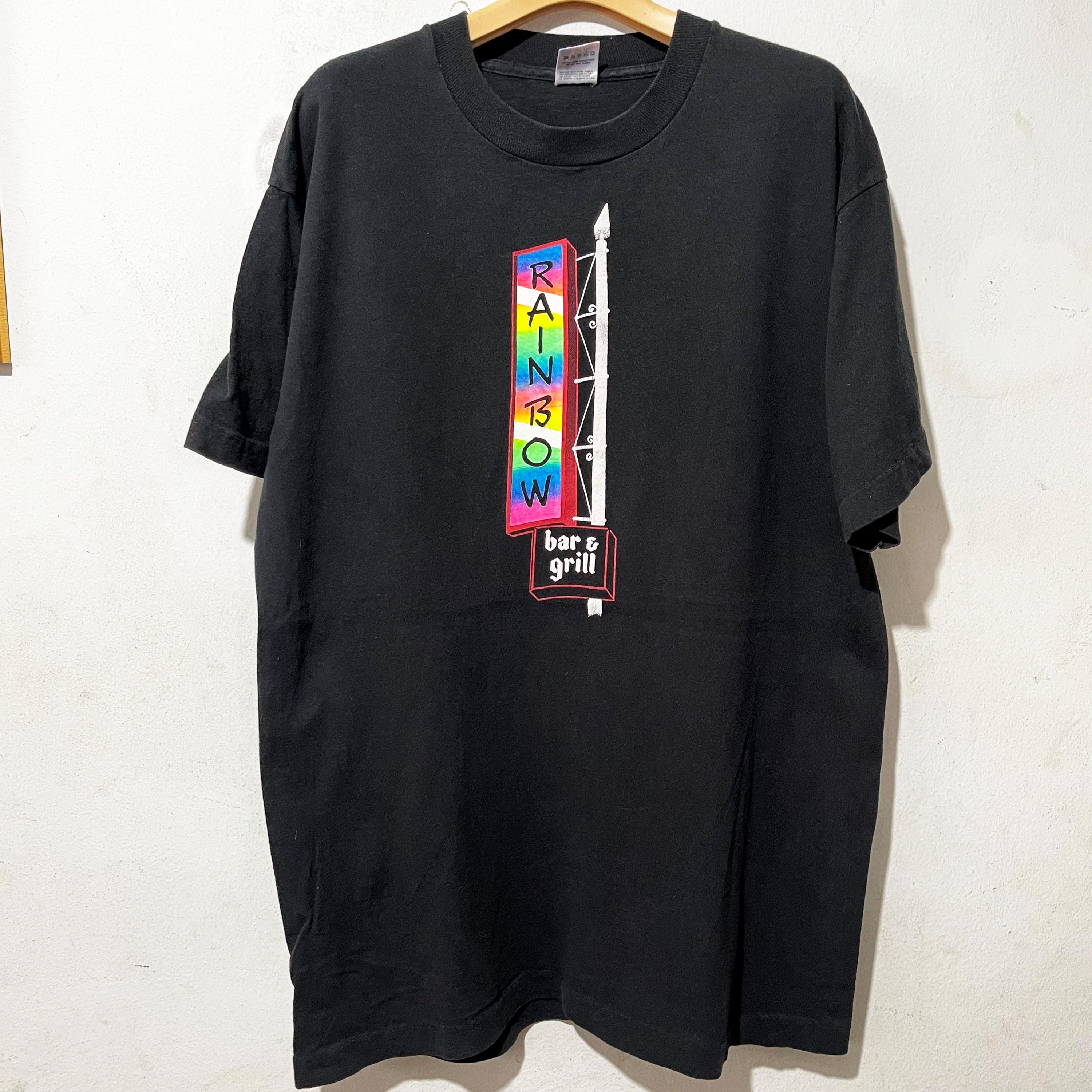 ヴィンテージ 90年代 レインボー バー＆グリル Tシャツ サイズ L