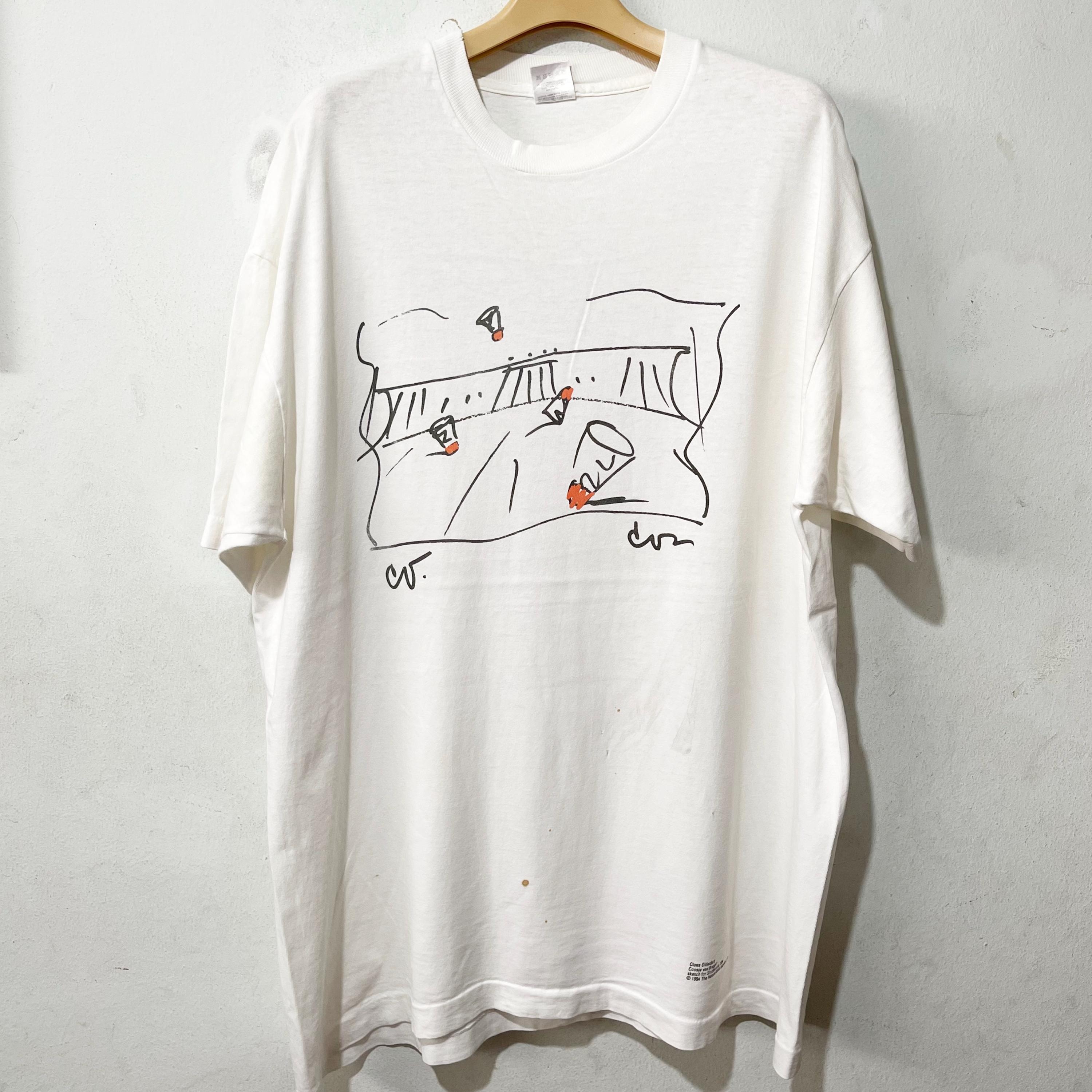 Vintage 1994 Claes Oldenburg T-shirt Nelson-atkins Museum Art