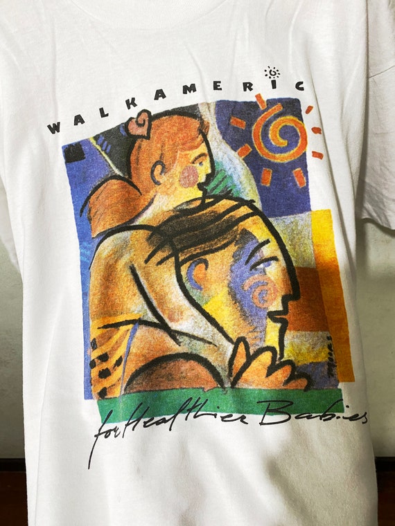 ヴィンテージ 90 年代 マーチ オブ ダイムズ ウォークアメリカ シャツ 