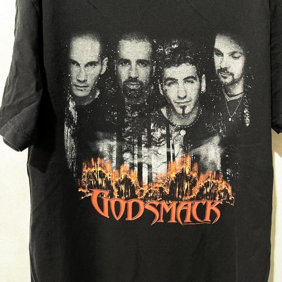 90s Godsmack ヴィンテージTシャツ ゴッドスマック バンドT 当時物 Vintage 1999 Godsmack T-shirt Size L - Etsy