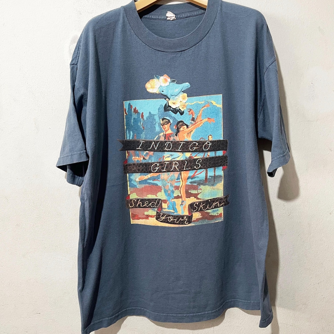 Vintage 90s Indigo Girls Shed Your Skin T-shirt Size XL - Etsy