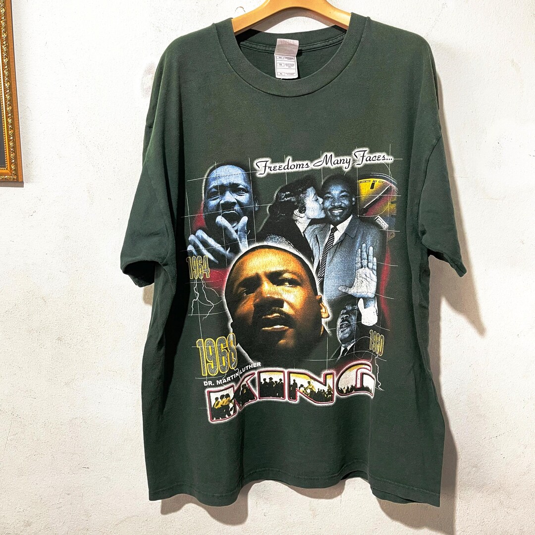 トップス 90s Martin Luther King Jr. vintage tee Vintage 90s Martin Luther King Jr. “Lightning” MLK Rap Tee