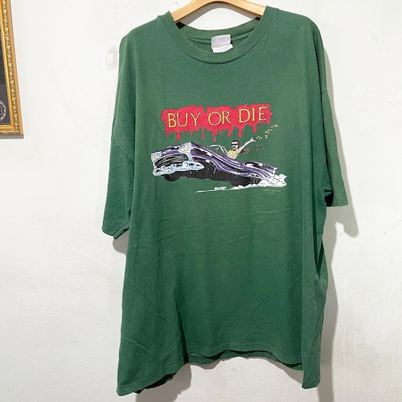 90s SIGNAL T-SHIRT ロンt OHIO GREEN XL 古着 Vintage 90s Buy or Die Classic Car T-shirt Size XXL - Etsy