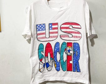 Vintage 1993 US Cup Soccer T-shirt Size S - Etsy