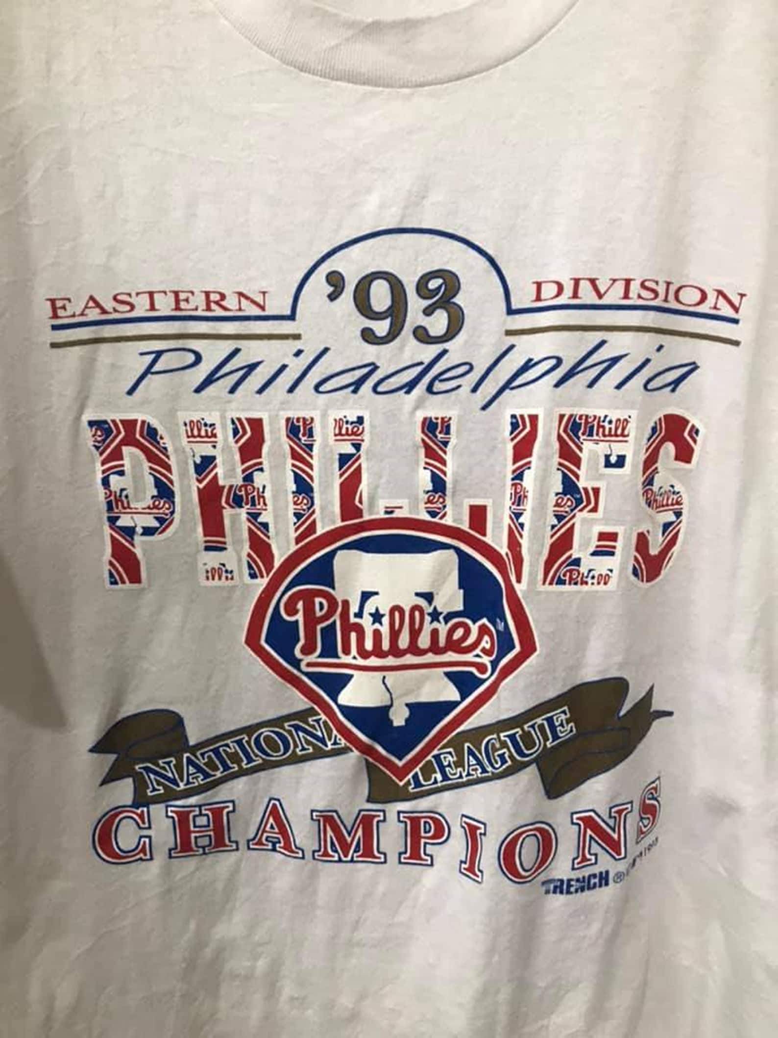 Vintage 1993 Philadelphia Phillies Shirt Size XL Free Shipping | Etsy