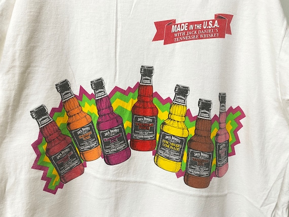 Vintage 90s Jack Daniel's T-shirt Whiskey Logo Graphic Tee Size XL