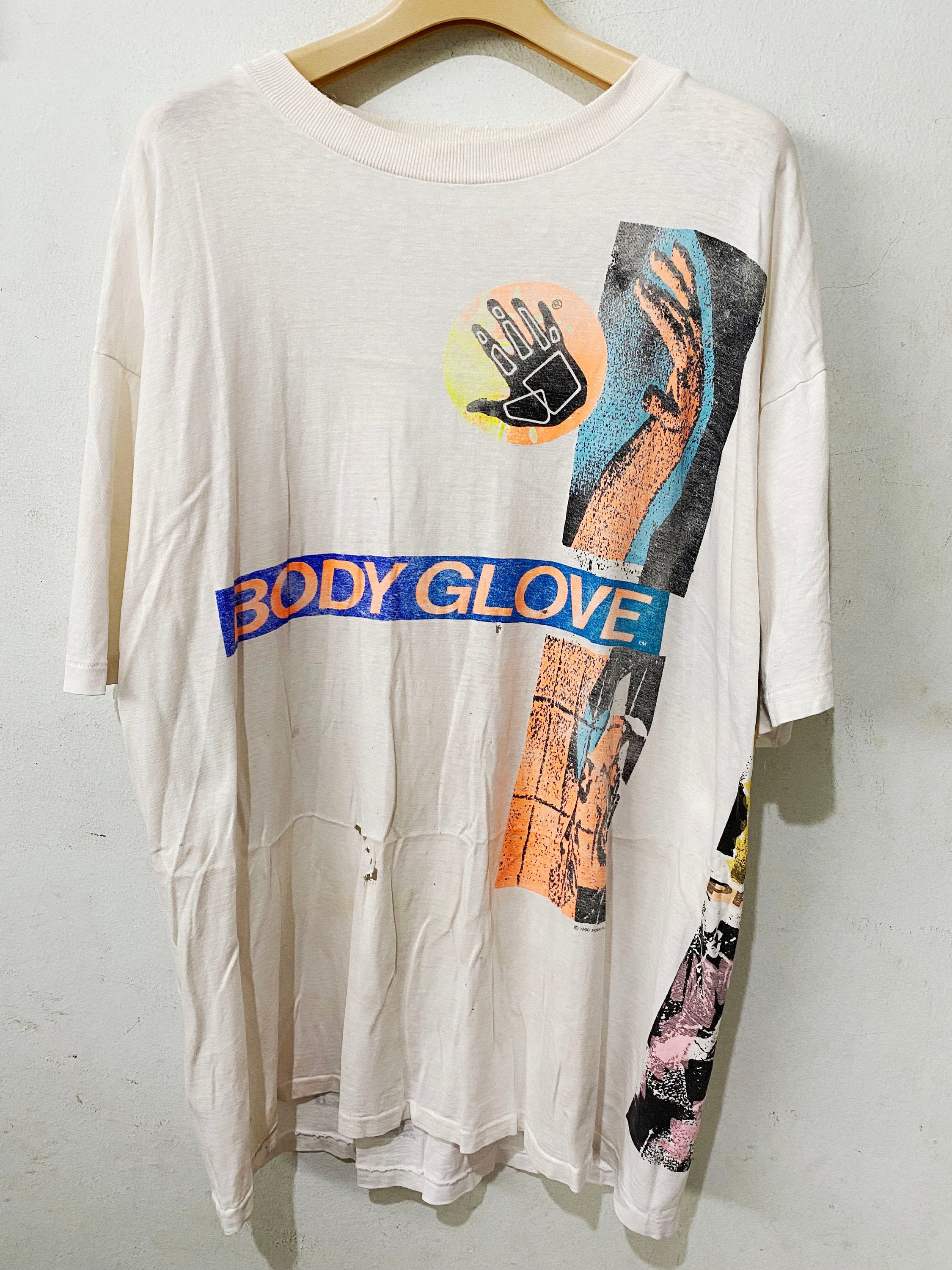 Vintage 80s Body Glove T Shirt Size XL Free Shipping Etsy