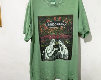 XL 90s USA製INDIGO GIRLS ビンテージ バンド Tシャツ XL 90s USA製INDIGO GIRLS ビンテージ バンド Tシャツ