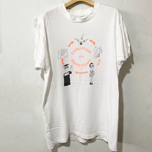 Vintage 80s Science T-Shirt “Evolution of a Science Student” Graphic Tee Size M