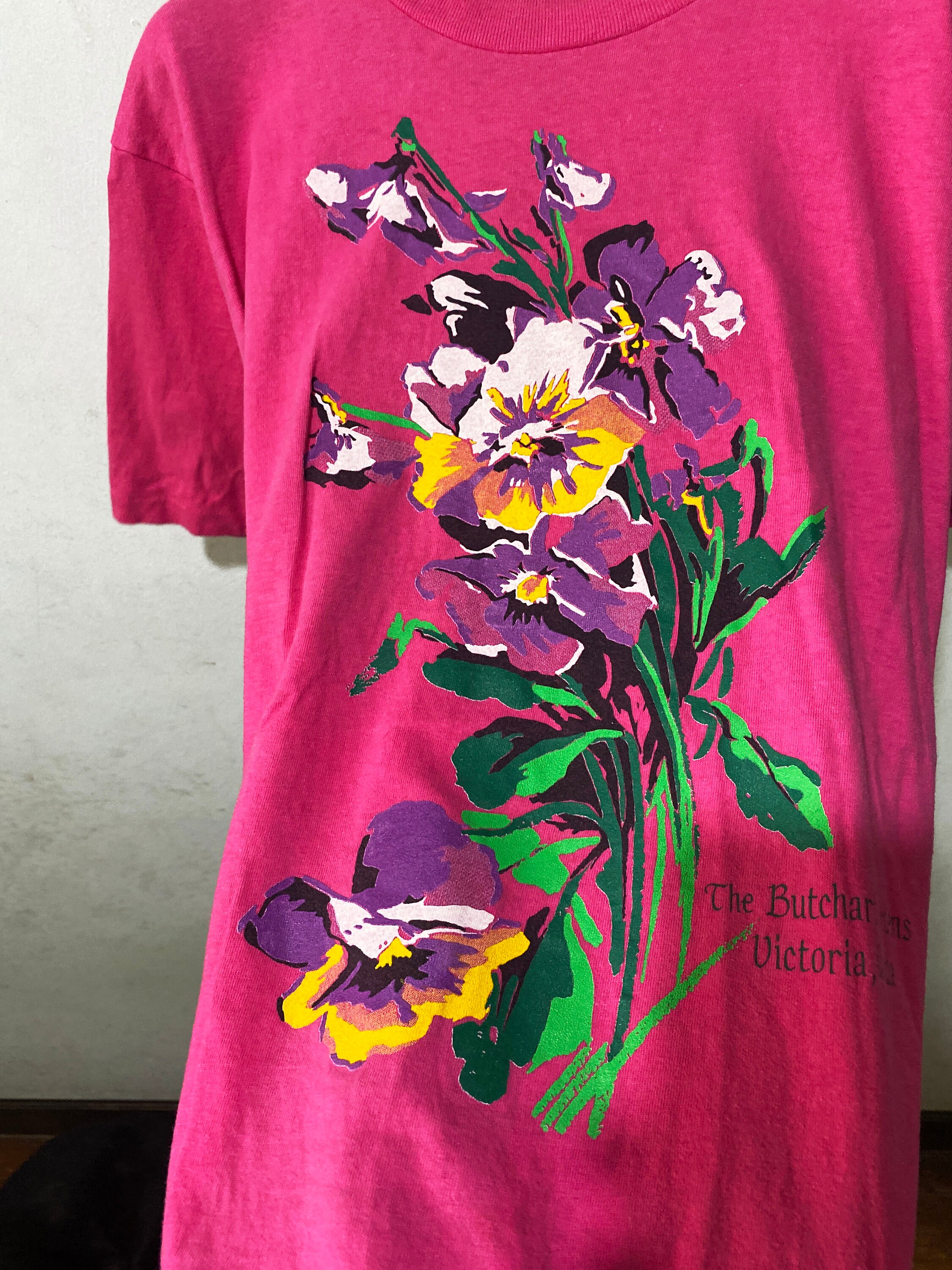 最大10%OFFクーポン 90s Vintage Flower Gardens Butchart the Vintage M Size Shirt トップス
