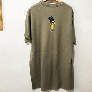 Vintage 90s No Joke Old Skate Design Surf T-Shirt Size L image 4