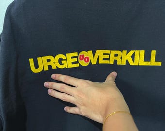 Vintage 90s Urge Overkill T-shirt Size XL - Etsy