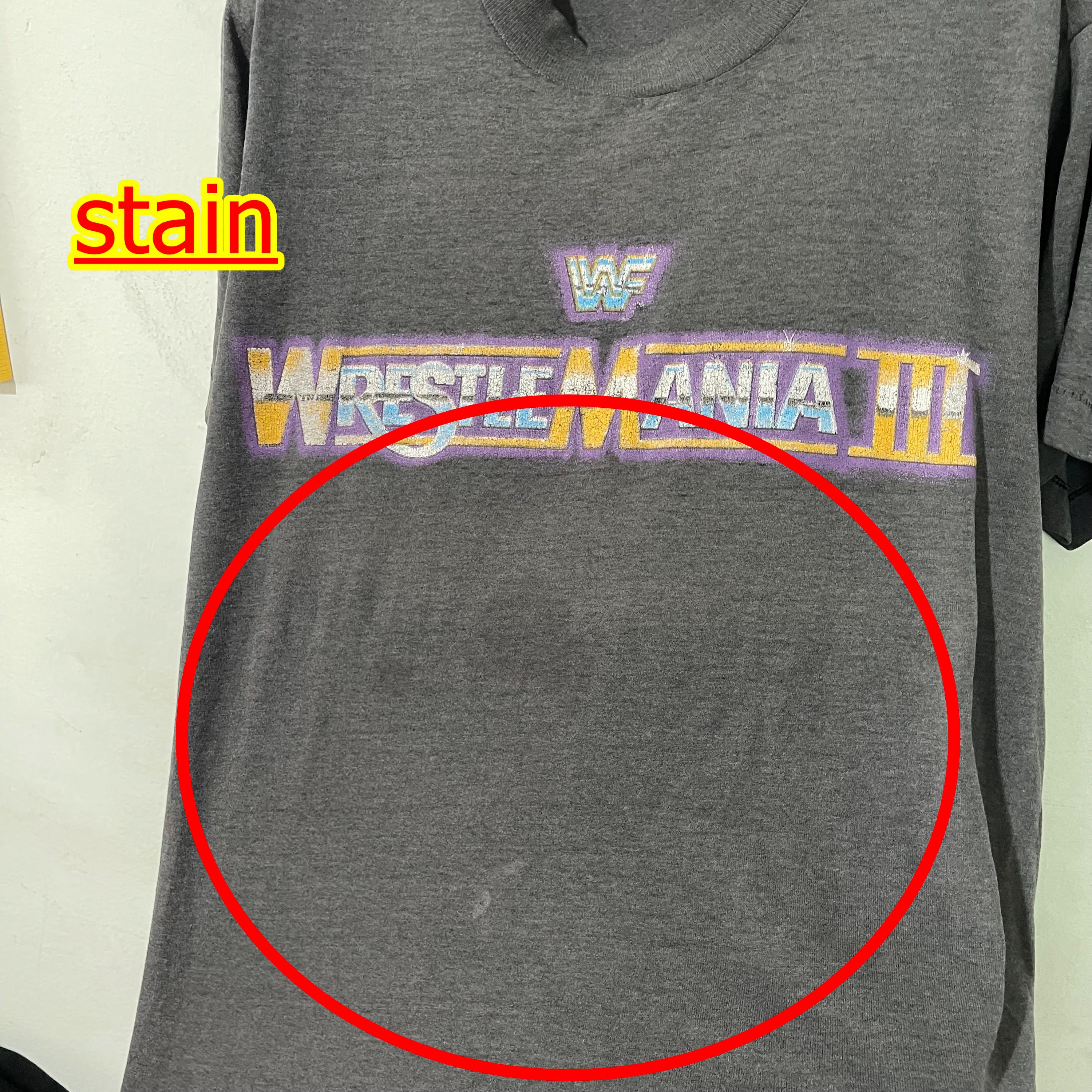 ヴィンテージ 1987 レッスルマニア III WWF Tシャツ サイズ S - Etsy 日本