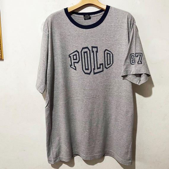 トップス 90s vintage POLO RALPH LAUREN l\s tee Vintage 90s Polo Ralph Lauren RL 67 T-shirt Size L - Etsy