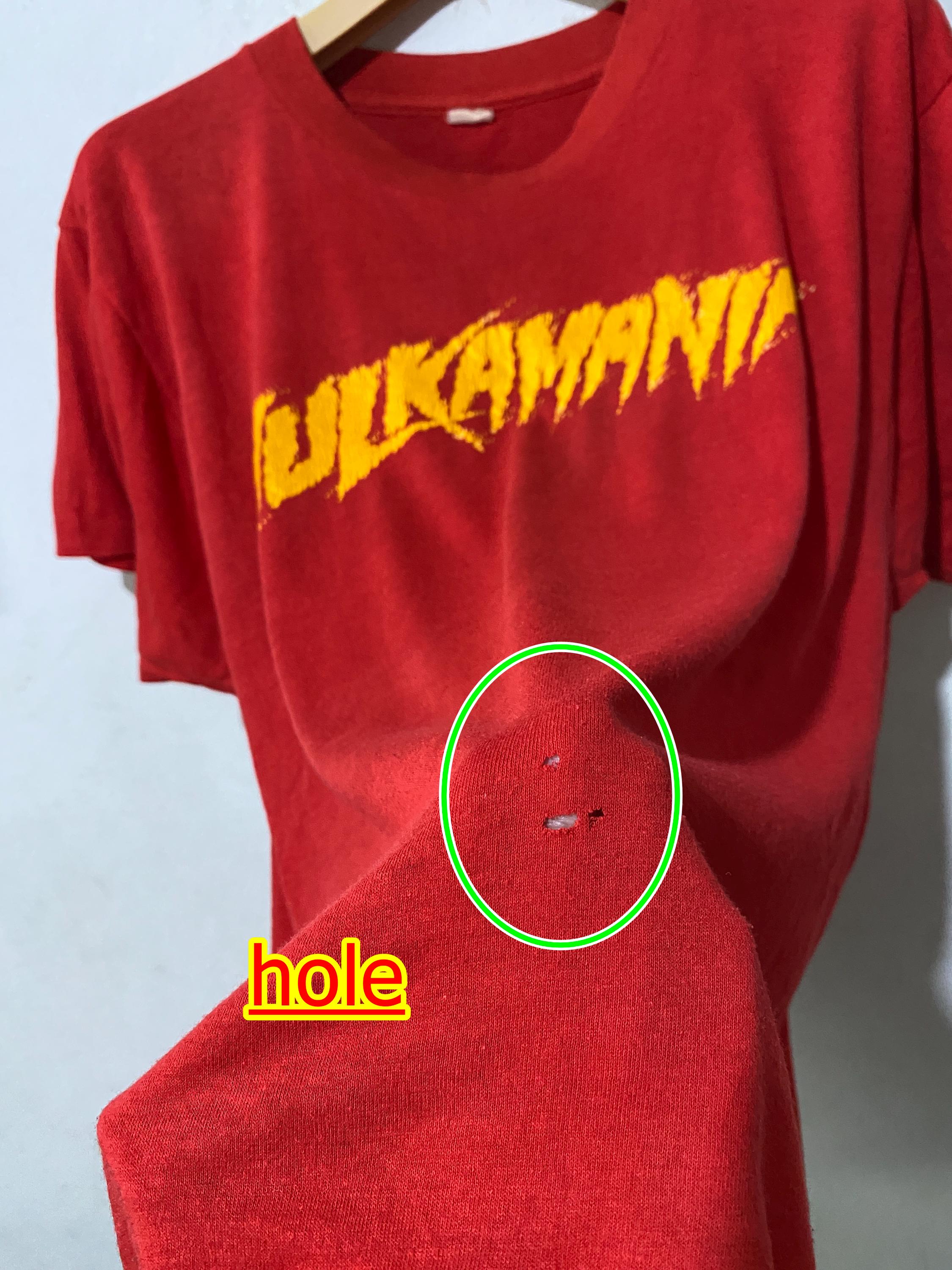 ヴィンテージ 80年代 ハルク・ホーガン ハルカマニア WWF Tシャツ 
