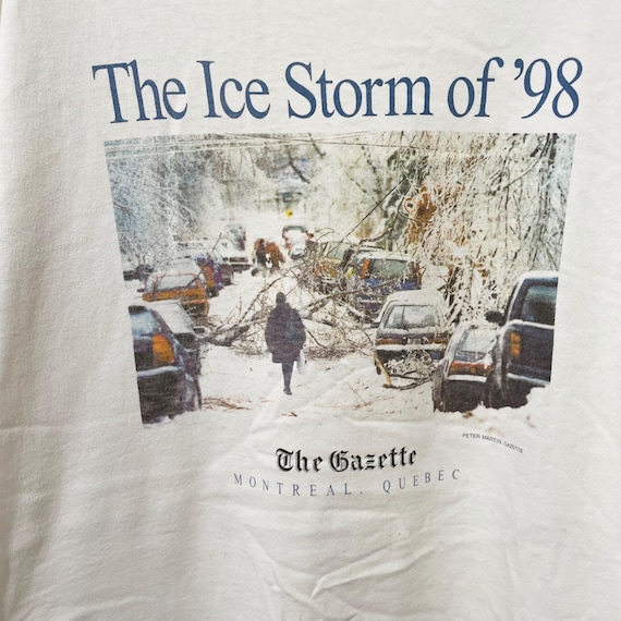 Vintage 1998 the Ice Storm of '98 T-shirt Size XL - Etsy