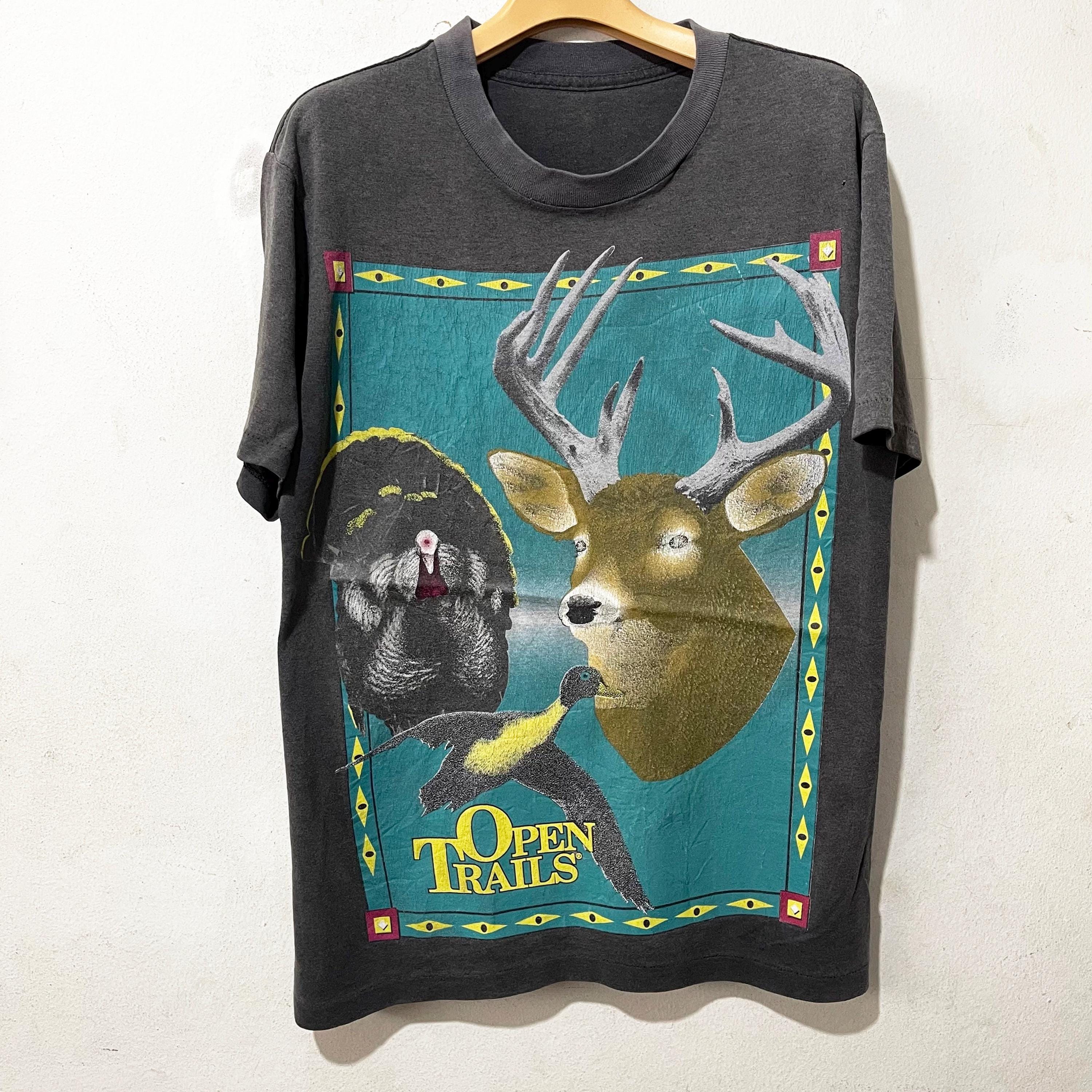 90年代ヴィンテージ ムース＆アザラシ ネイチャーTシャツ サイズM 