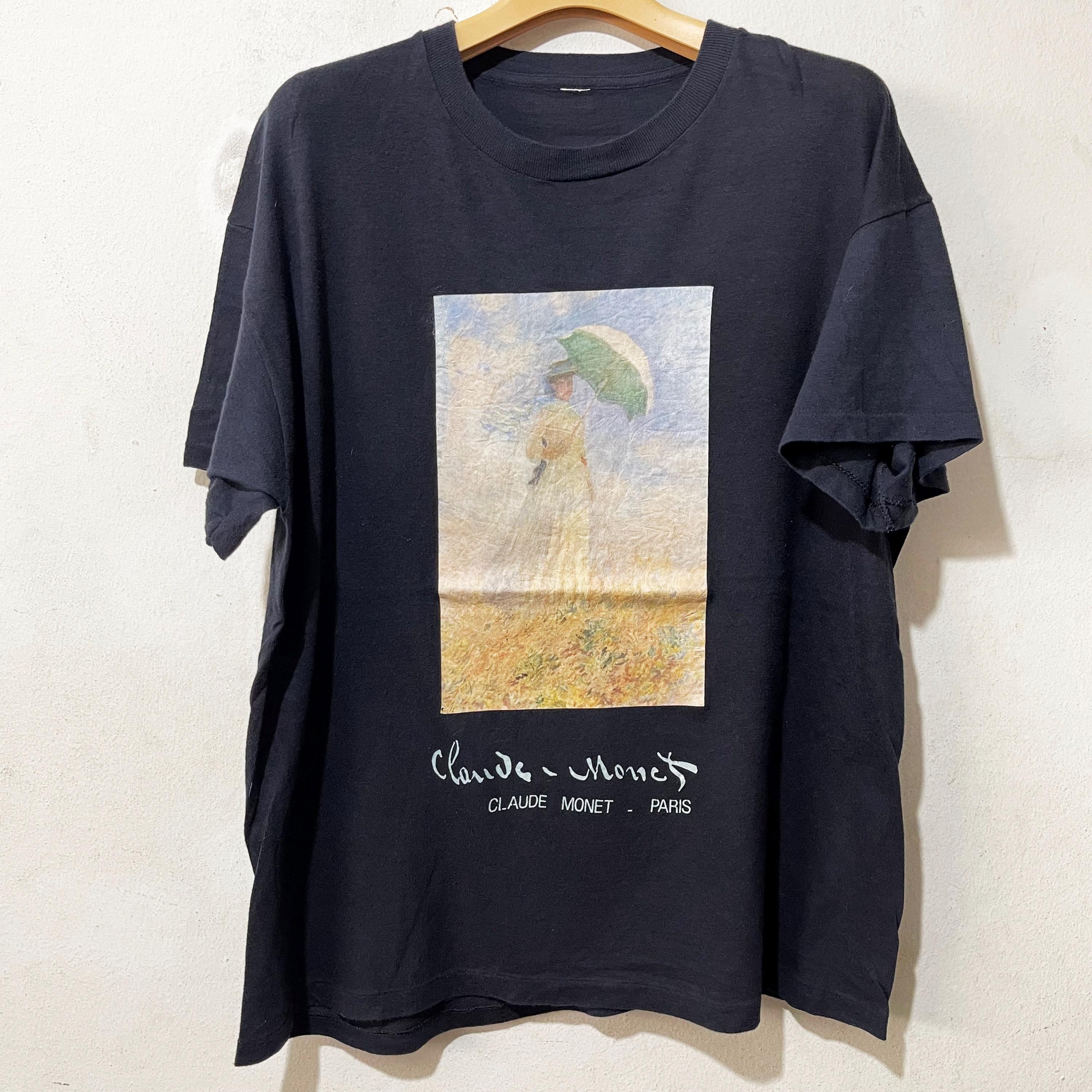 Vintage 90s Claude Monet T-shirt Size L - Etsy
