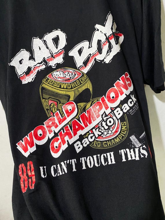 超希少！80年代ビンテージ Made in USA バッドボーイズクラブ！ 80年代ヴィンテージ バッドボーイズ U Can't Touch This Tシャツ
