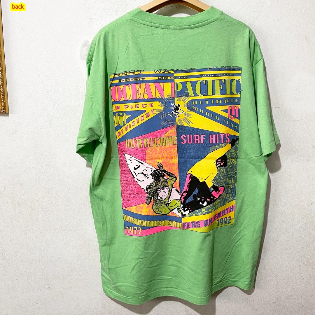 Vintage 1992 Ocean Pacific Shirt Size L Vintage OP Surf Tee