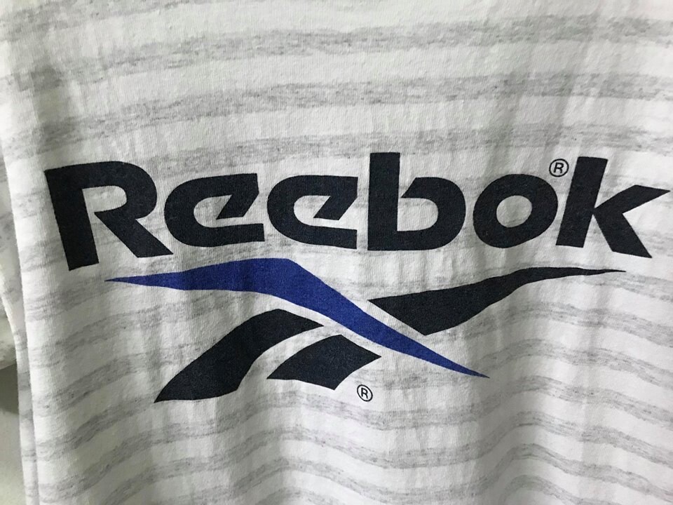Vintage Reebok Striped Shirt Size M Free Shipping - Etsy