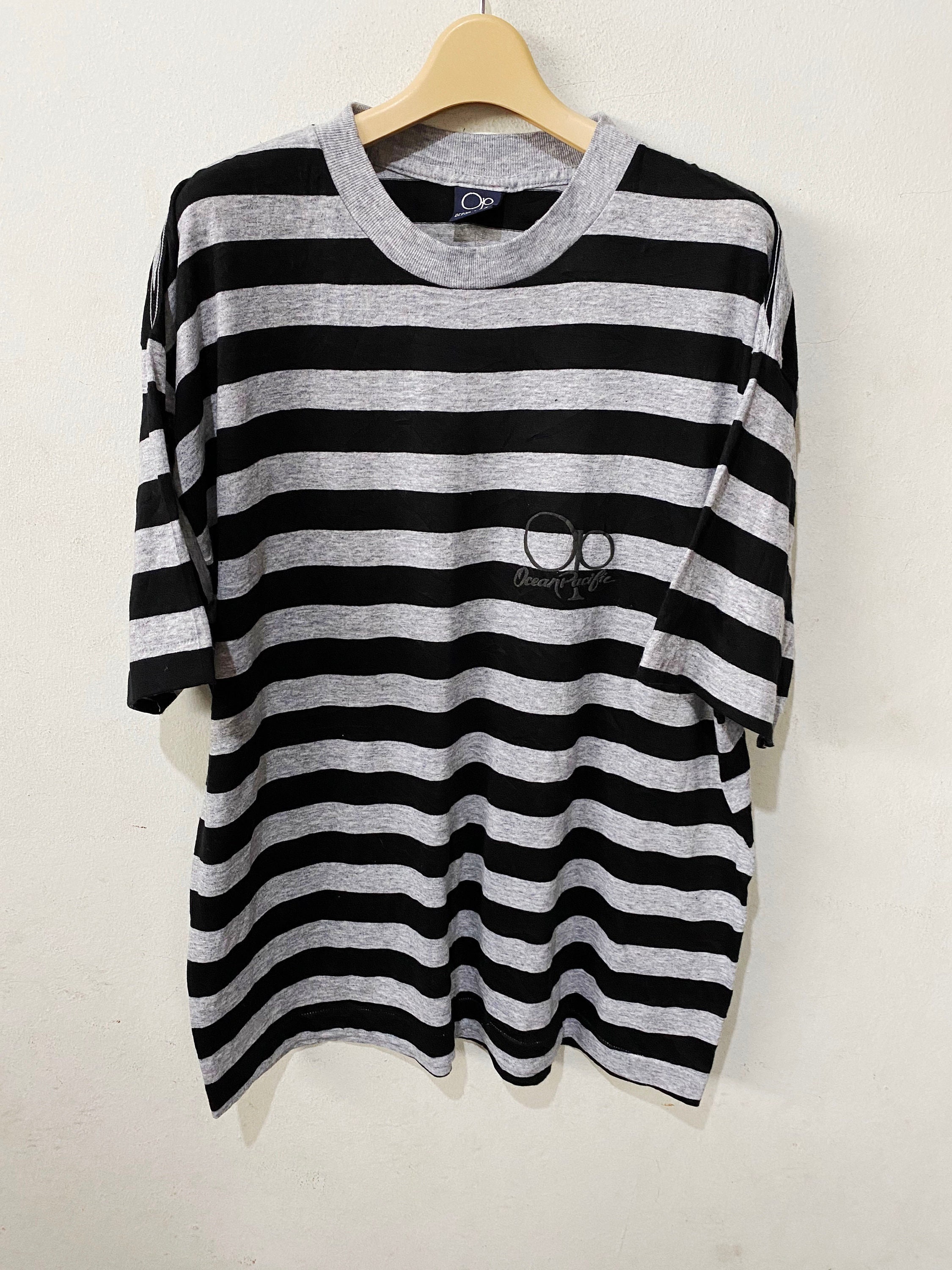 Vintage 90s OP Ocean Pacific Striped Shirt Size XL - Etsy