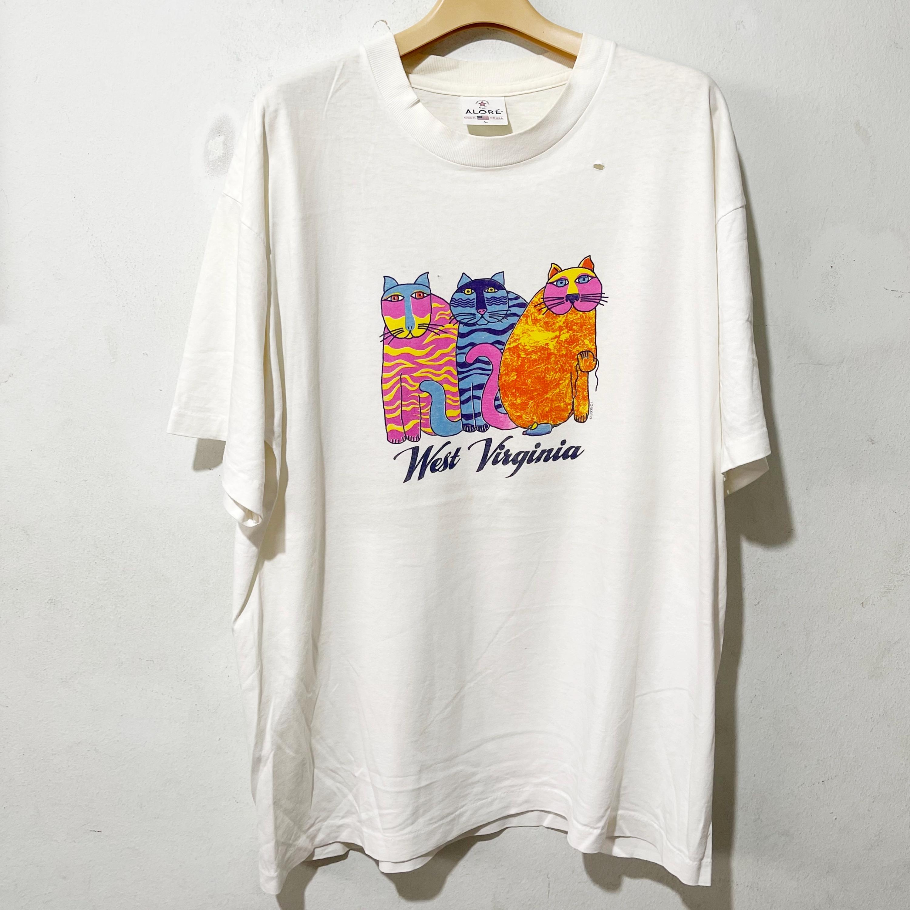 Vintage 90s Three Cats West Virginia T-shirt Size L - Etsy