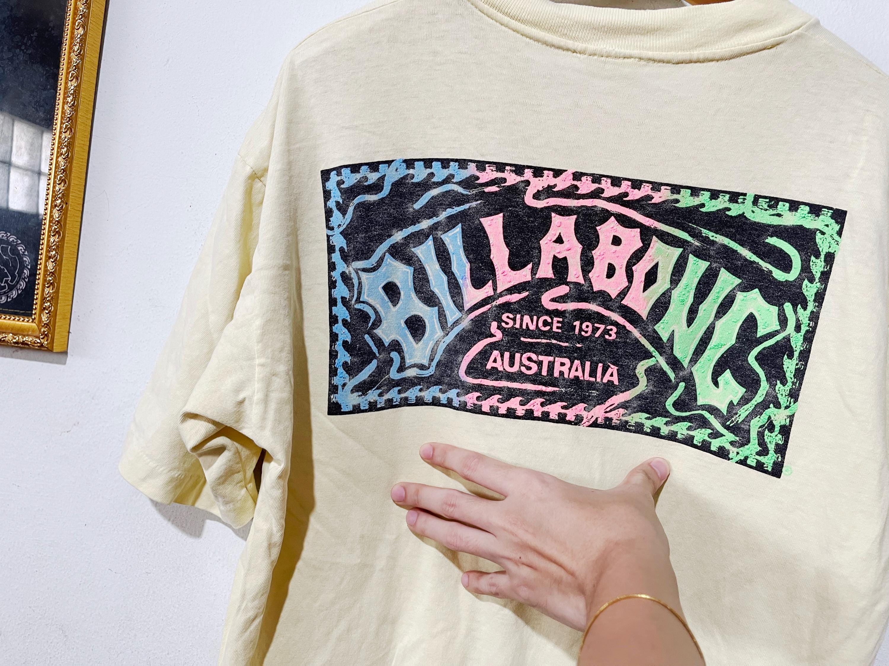 Vintage 90s Billabong Surf T-shirt Size L - Etsy