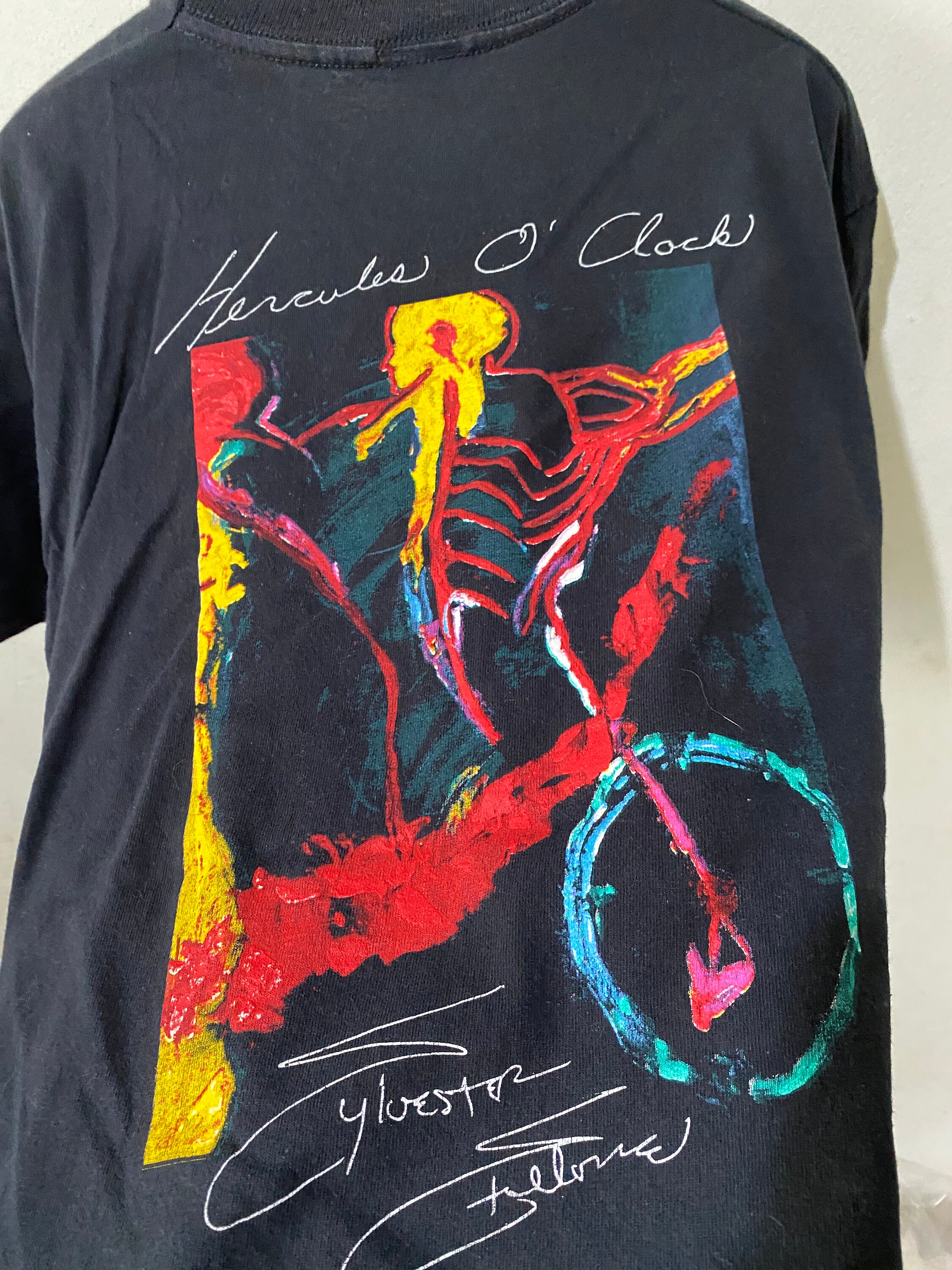 【90s】プラネットハリウッド シルベスター・スタローン Tシャツ XL 90年代ヴィンテージ プラネットハリウッド シルベスター・スタローン