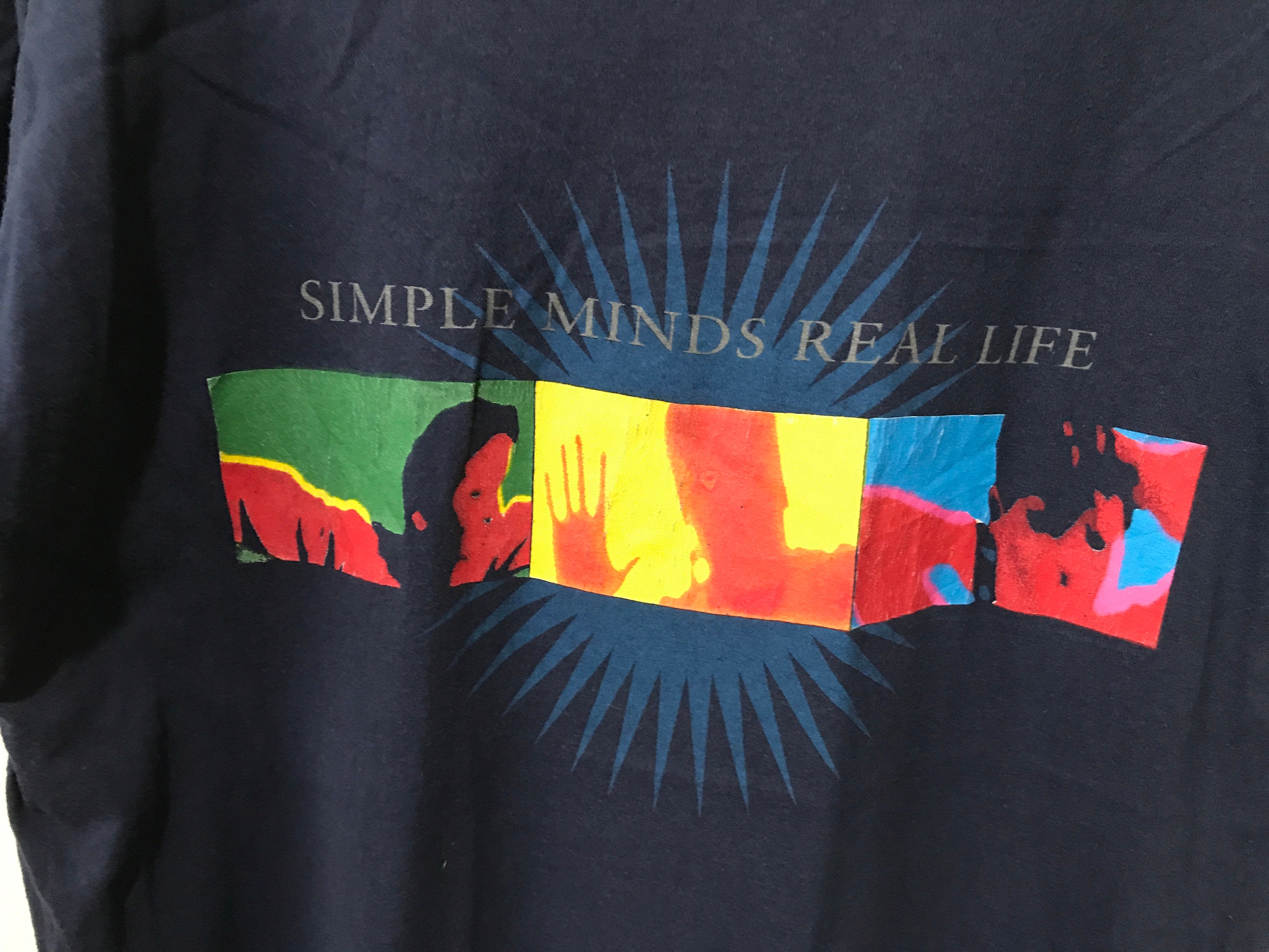 Vintage 1991 Simple Minds Real Life Tour T-shirt Size M - Etsy UK