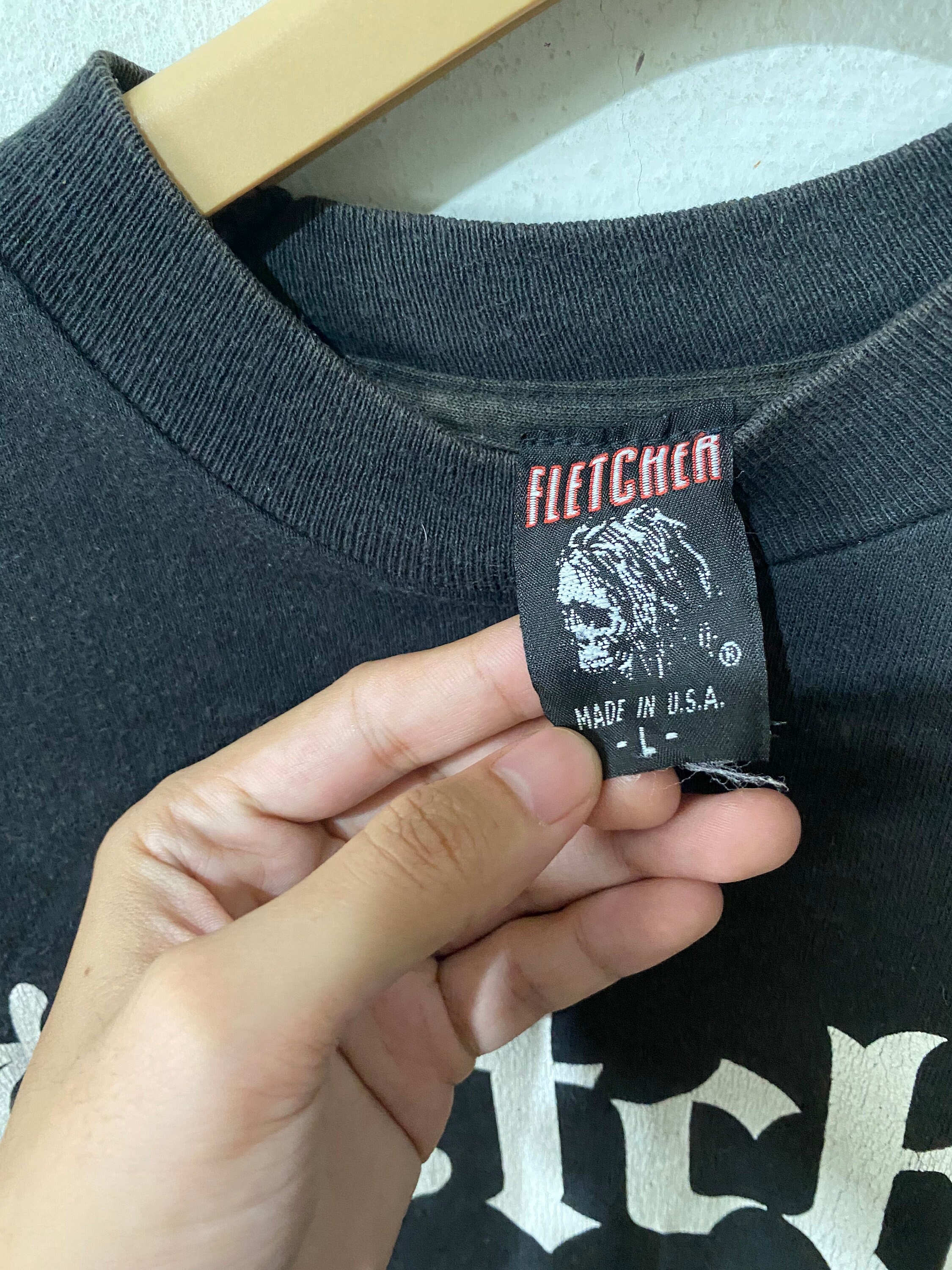 Vintage 1991 Christian Fletcher Shirt Size L Free Shipping Etsy