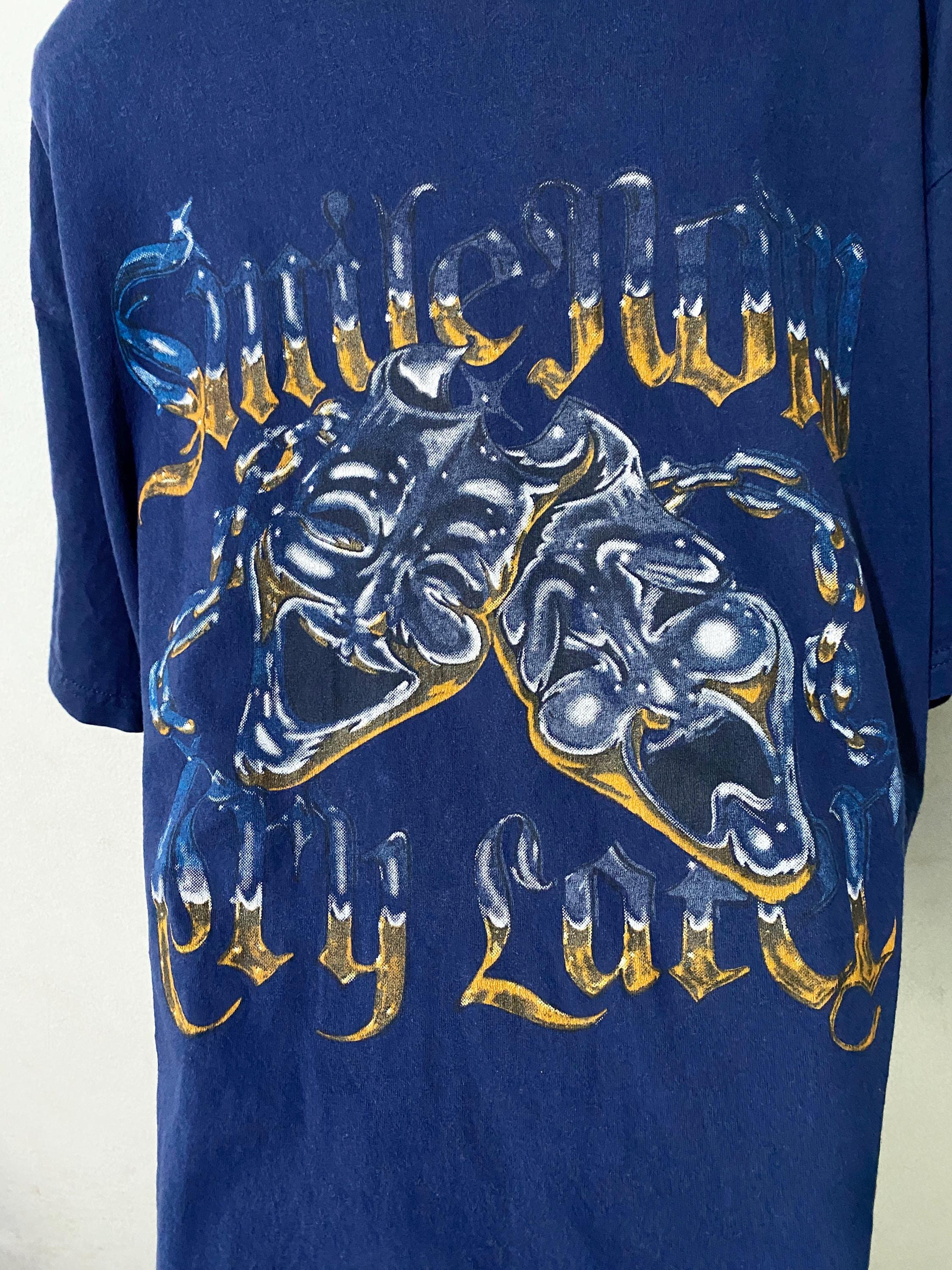 Vintage Lowrider Smile Now Cry Later T-shirt Size L-XL - Etsy Denmark