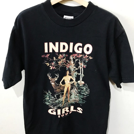 Vintage 1997 Indigo Girls Shirt Size M Free Shippi