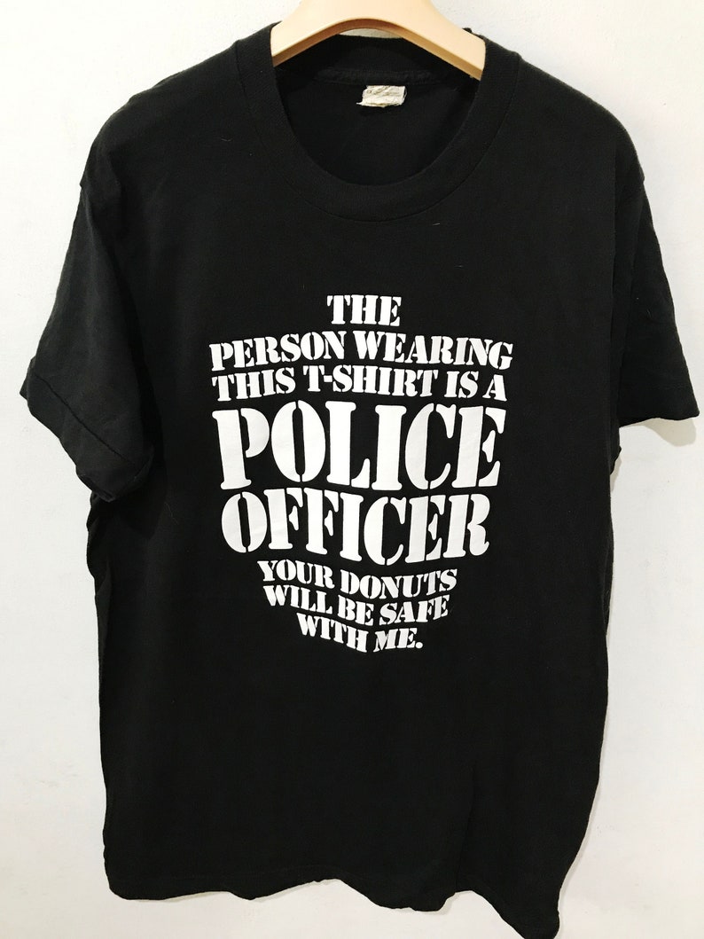 Vintage Police Officer Funny Shirt Size XL image 1