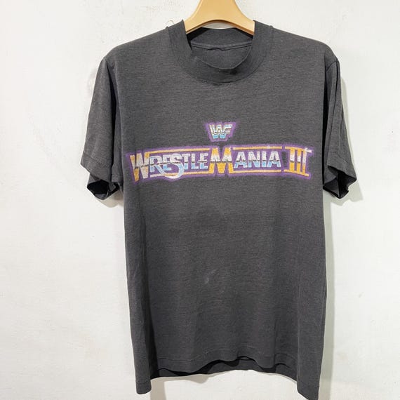 ヴィンテージ 1987 レッスルマニア III WWF Tシャツ サイズ S - Etsy 日本