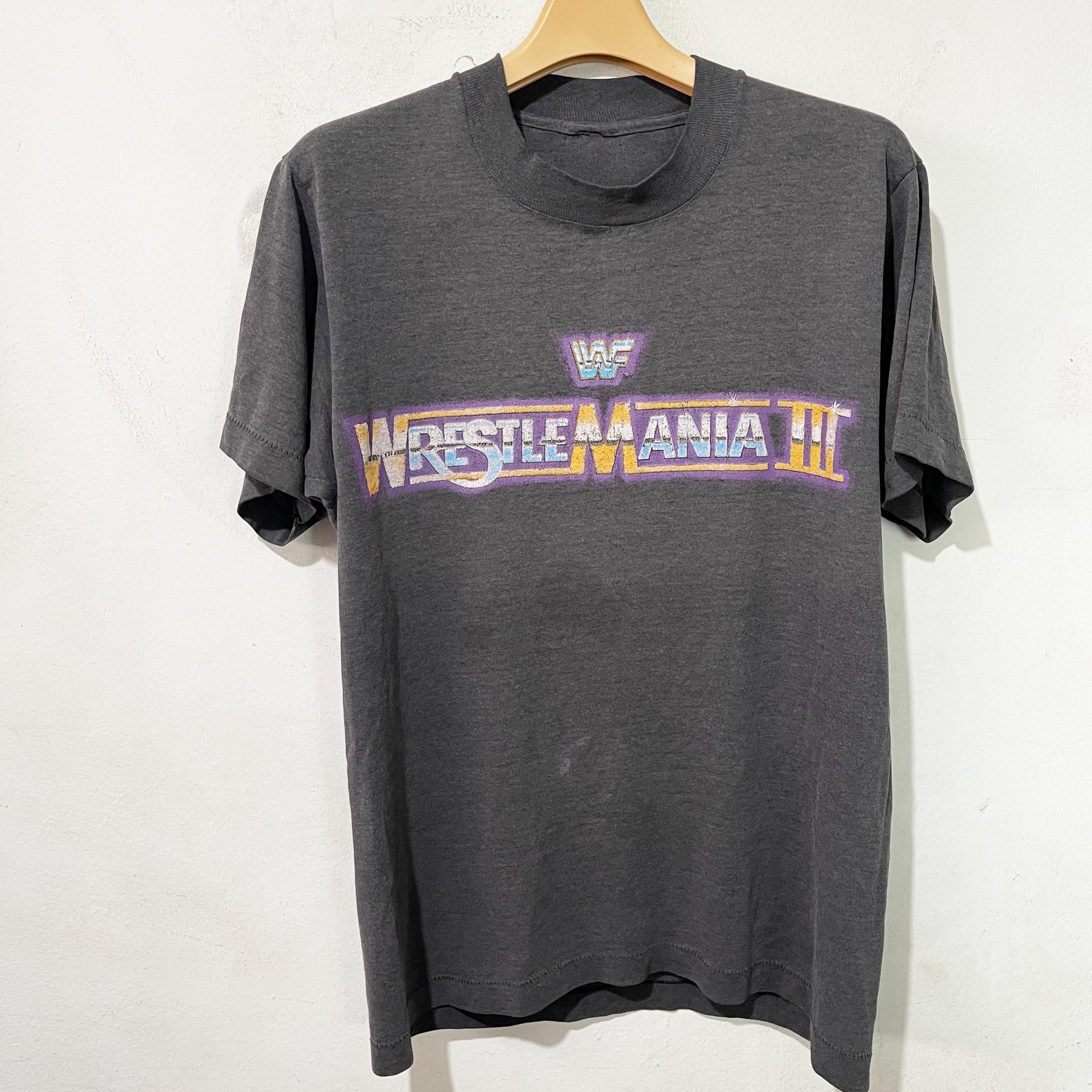 ヴィンテージ 1987 レッスルマニア III WWF Tシャツ サイズ S - Etsy 日本