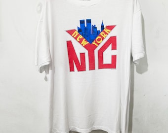 Vintage 90s New York City T-Shirt Size L