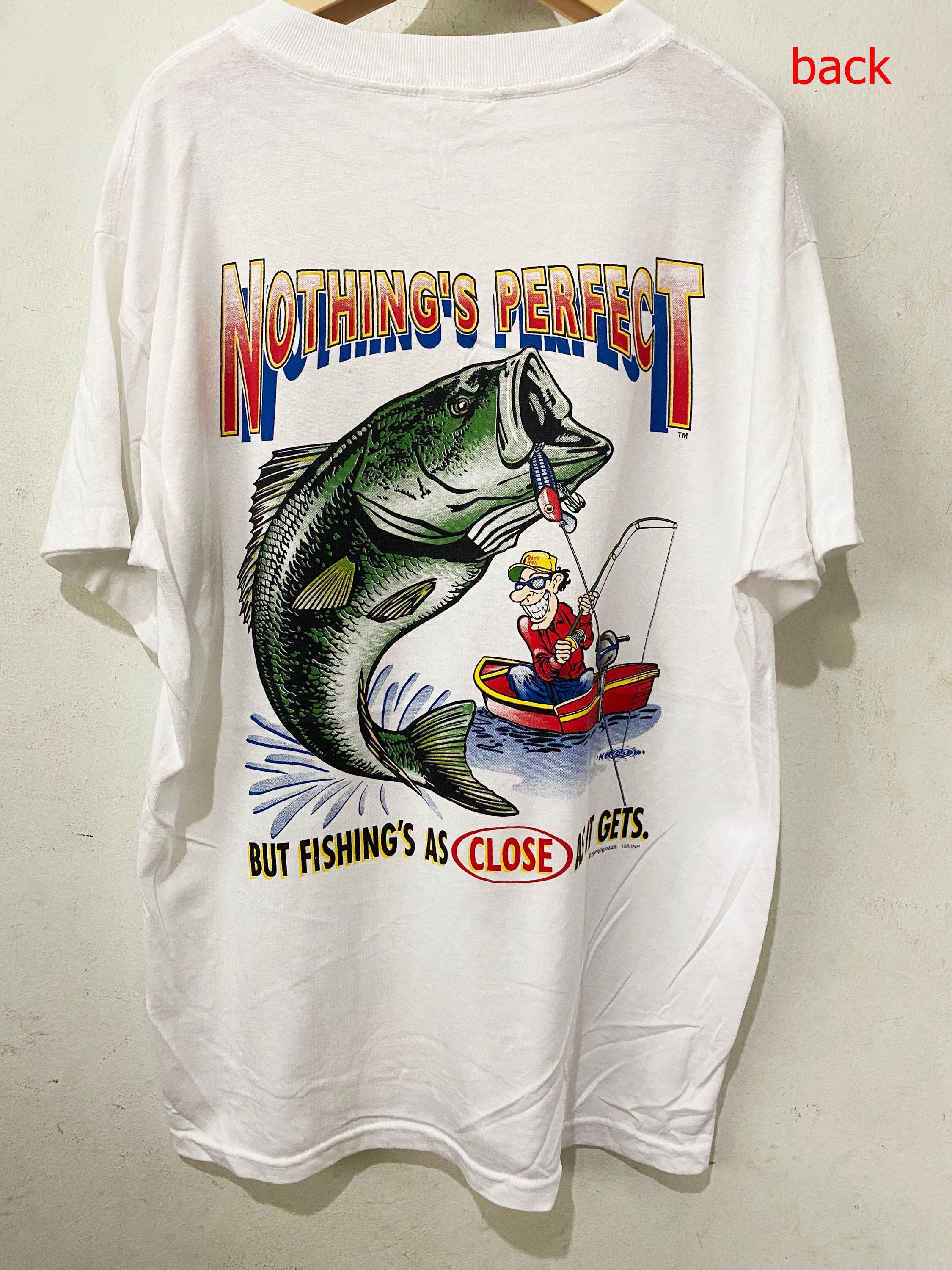 Vintage Nothing Perfect Fishing Shirt Size L - Etsy