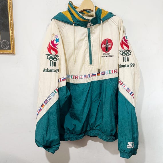 Vintage 1996 Atlanta Olympics Starter Windbreaker Jacket