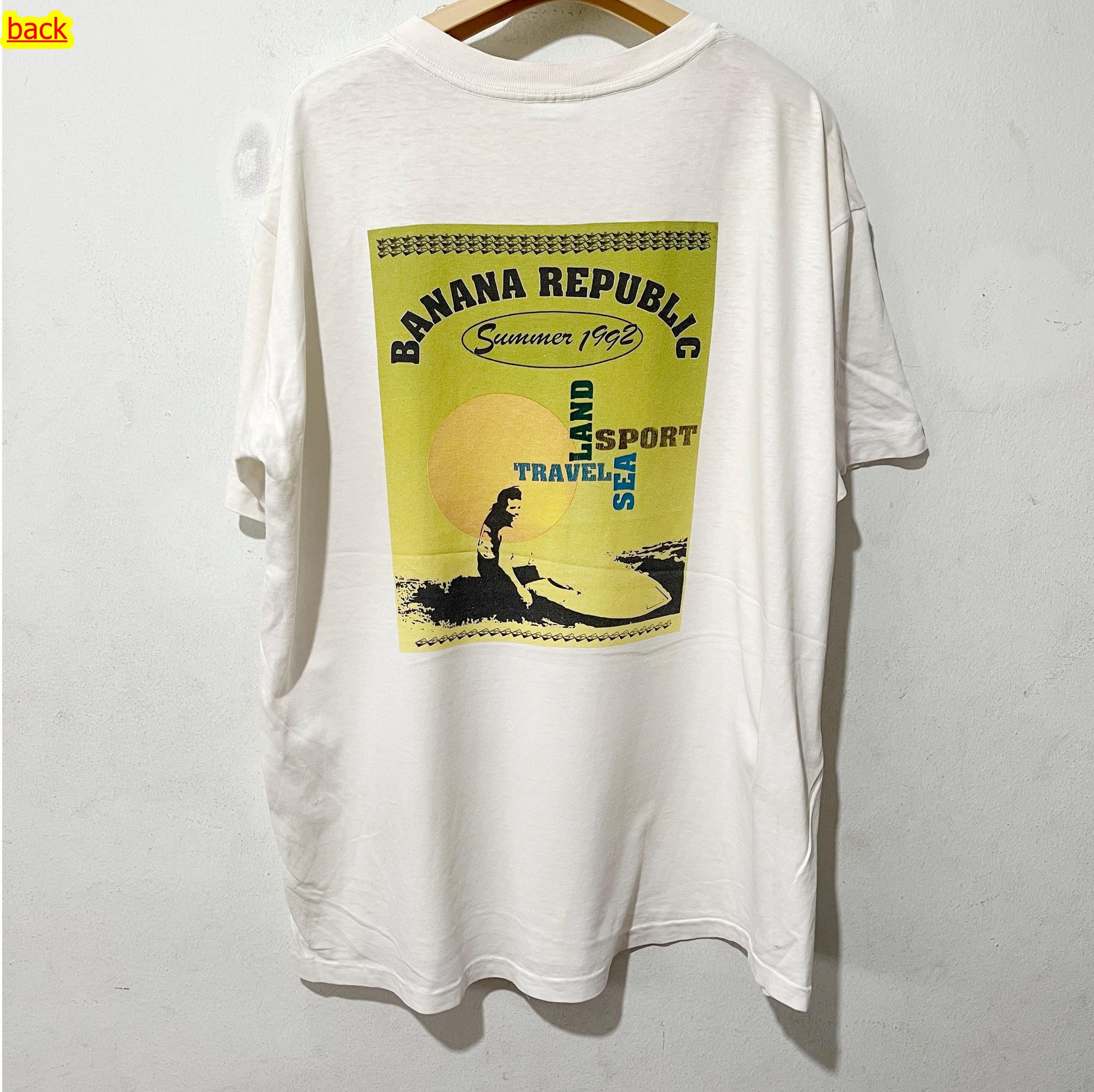 Vintage 90s Banana Republic T-shirt Size XL - Etsy