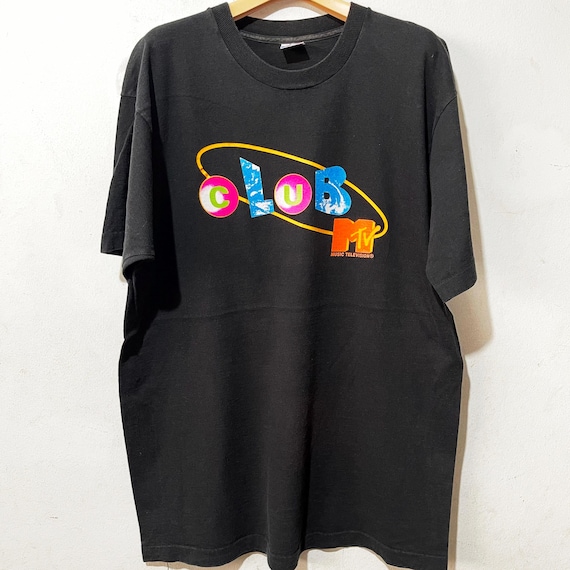 Vintage 90s MTV T-shirt Size XL - Etsy