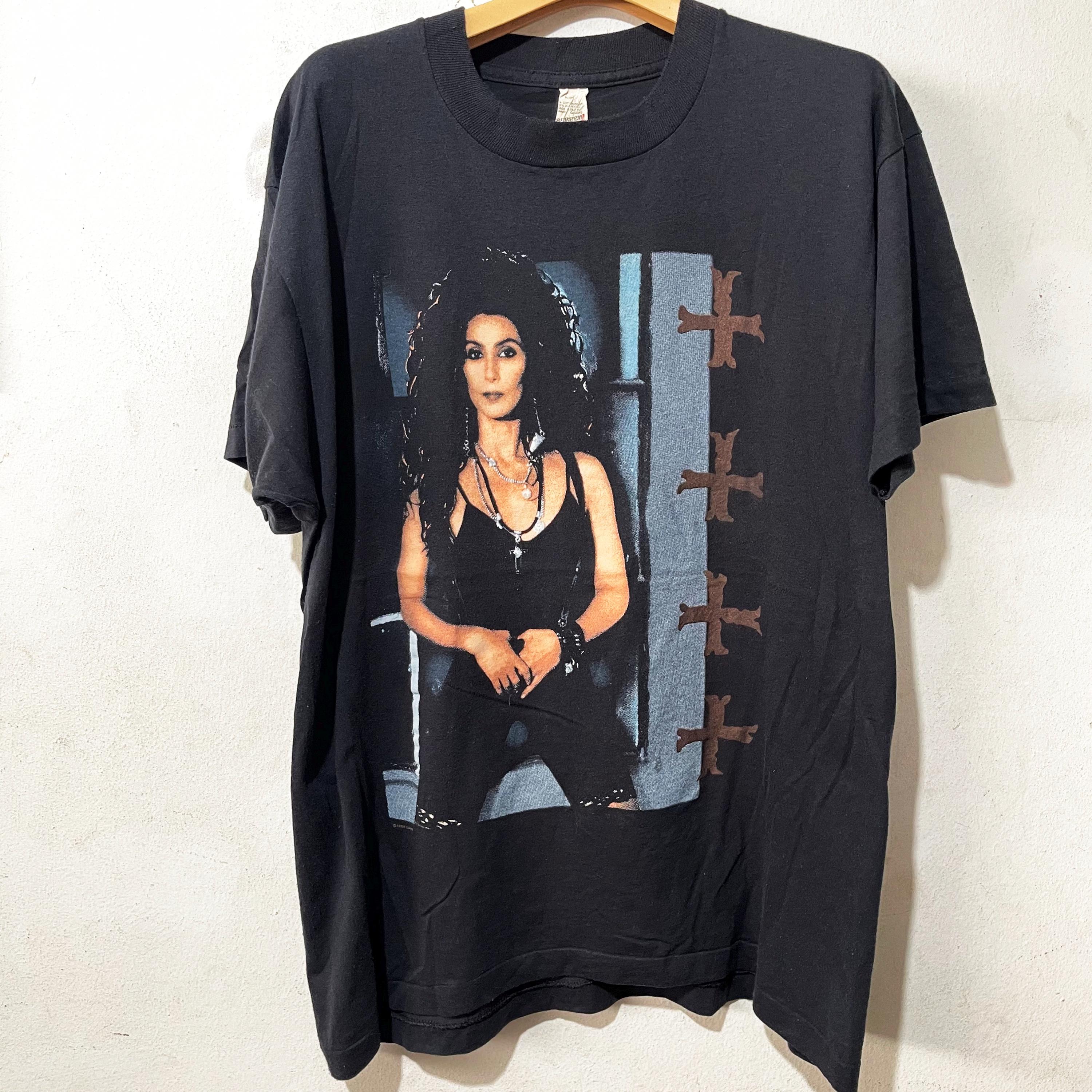 Vintage 1990 Cher Shirt Size L-XL Vintage Heart of Stone